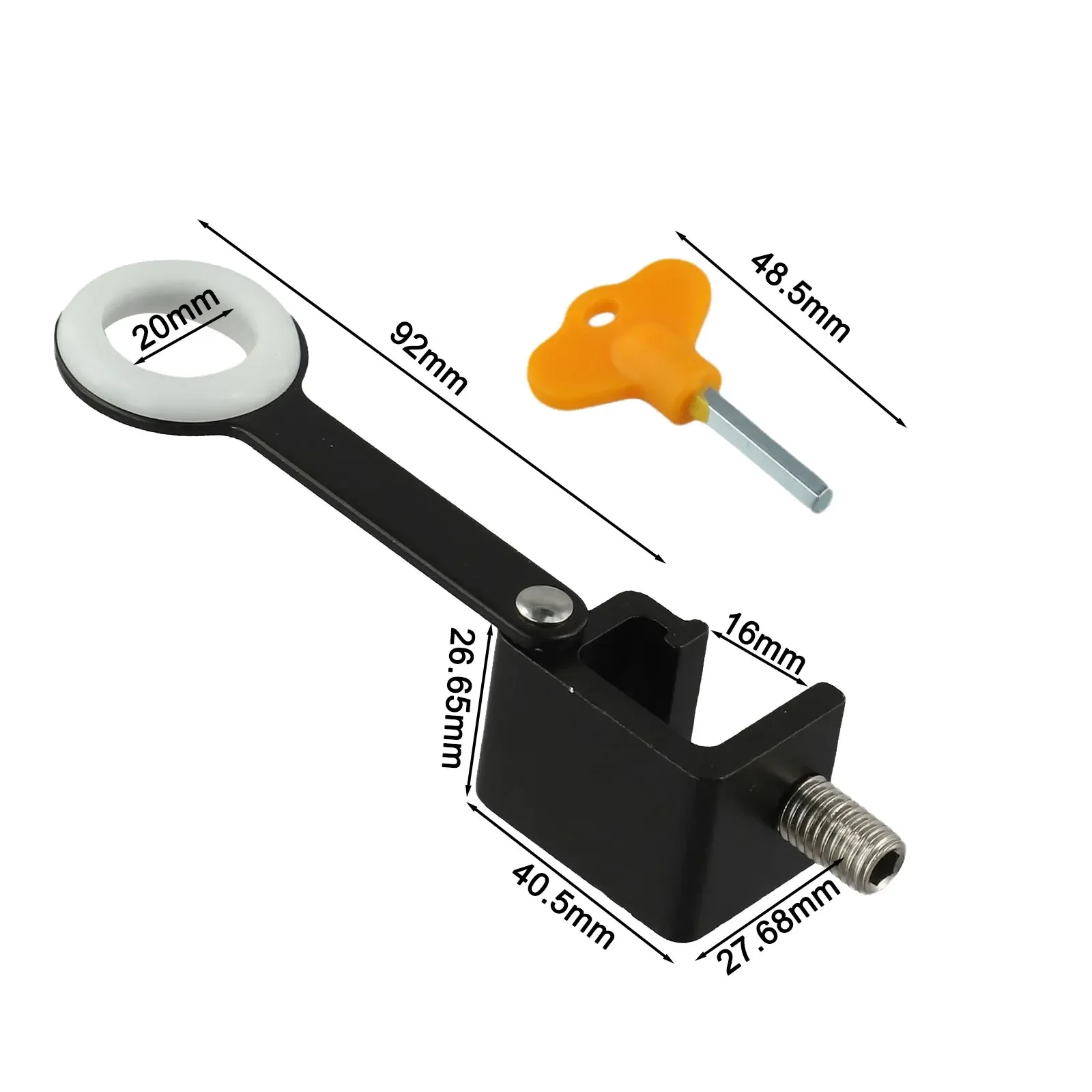 

Оконные стопоры из алюминиевого сплава для домашнего офиса, домашняя безопасность, легкий замок с ключевыми ручками, диаметр 25 мм, простая установка, оконный замок