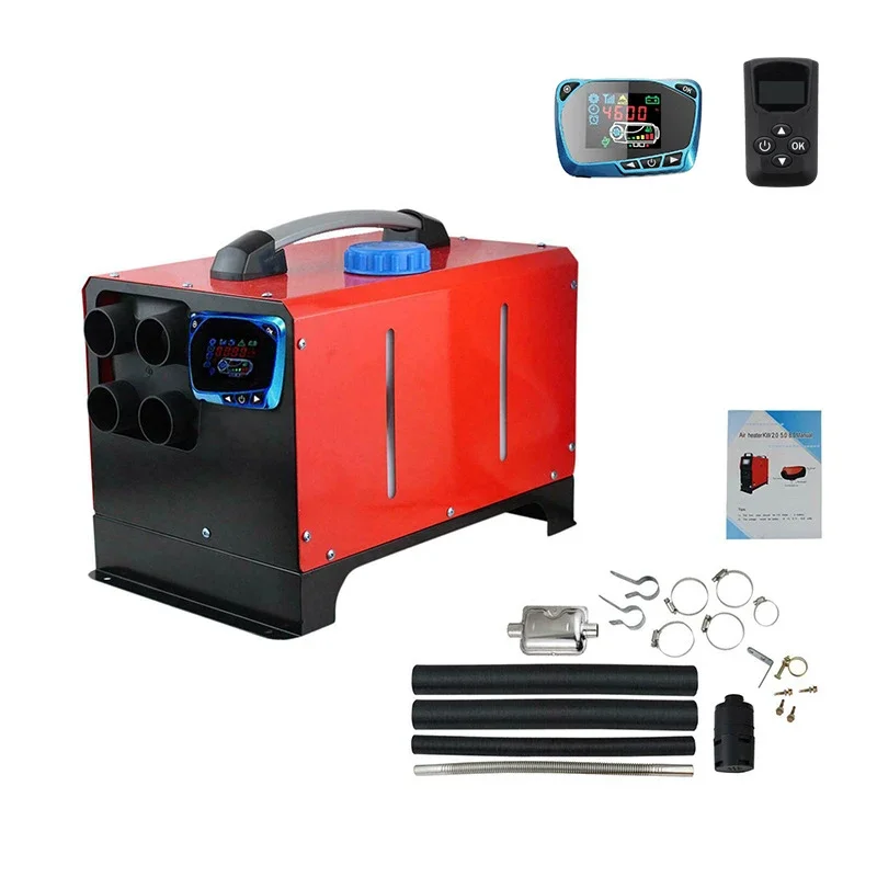 12V/24V Integrated Parking Heater 5KW Fuel Heater, Truck RV Modified Heater Remote Control Operation