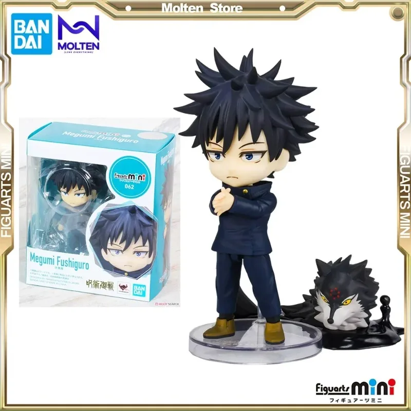

BANDAI оригинальные Figuarts Mini Jujutsu Kaisen Megumi Fushiguro аниме фигурка ПВХ фигурка полная коллекция модель игрушки