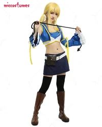 Miccostumes Women's Lucy Cosplay Costume with Belt Waist Bag and Whip