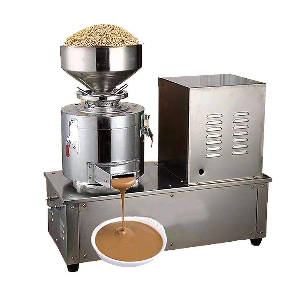 

Automatic Peanut Sesame Butter Making Machine Nut Butter Grinding Grinder Tahini Making Machine