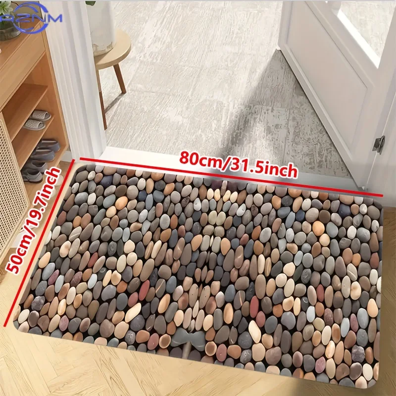 1pc Soft Kitchen Rugs Non Slip Washable, Throw Rug, Anti-Fatigue Non-Skid Runner Rug, Floor Mat, Doormat, Living Room Laundry view 5