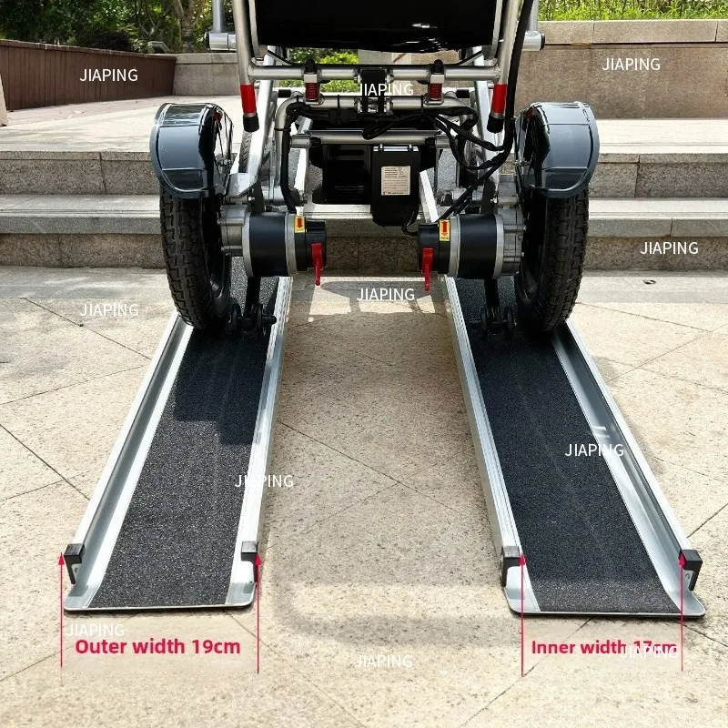 

Suitable for Accessible Wheelchair Ramp Portable Retractable Electric Vehicle Air Case Up Stairs Loading Ramp Plate