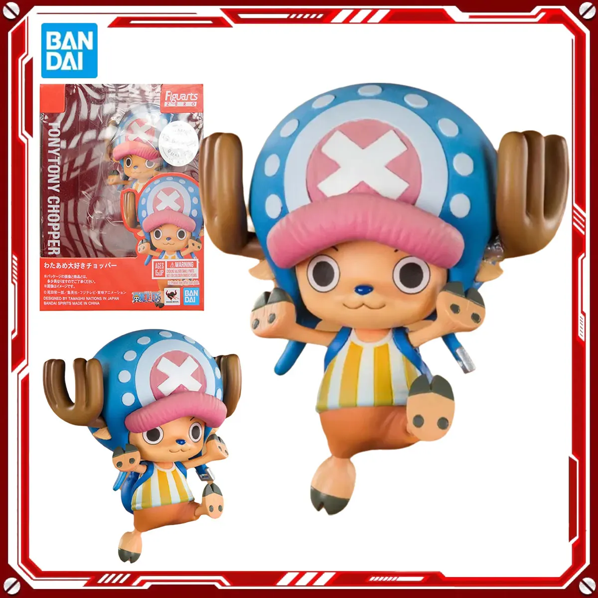 

Bandai Genuine One Piece Anime Model Kit Tony Tony Chopper Toy Figuart ZERO 1/12 Action Figure Assembly Model Christmas Present