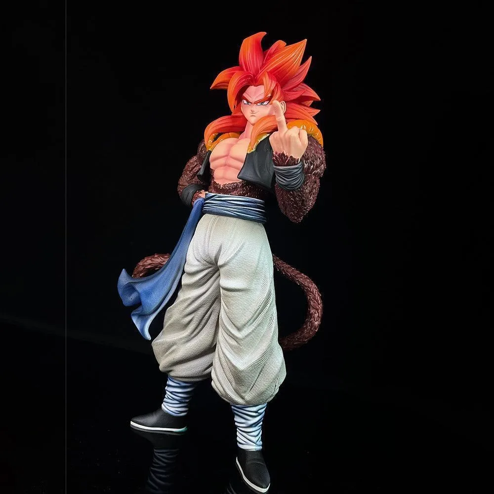 

Dragon Ball GT Super Saiyan 4 Gogeta GK Figure Anime Peripheral PC Case Desk Decor Statue Model 2D Trendy Toy Collection