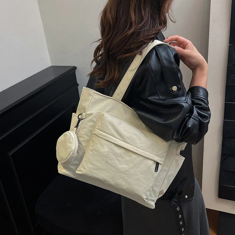 

Women's Shoulder Bag with Small Purse Female Portable Large Capacity Underarm Tote Fashionable Commuting Work Travel Handbag