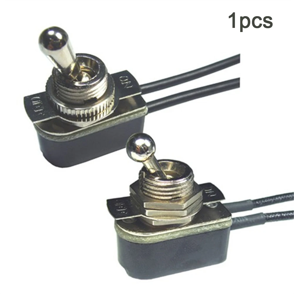 Rocker Toggle SwitchWith Wire Knob Switch AC250V 6A On/Off Prewired Toggle Switch With Wire Cable Electrical Equipment Supplies