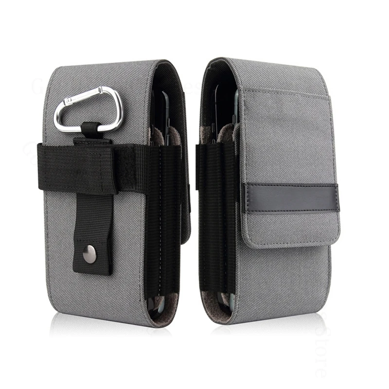 Oxford Cloth Leather Phone Pouch For Huawei Mate 80RS 80 Pro Max ID Card Bag Waist Wallet Case For HUAWEI Mate70 Air 60 Pro Plus