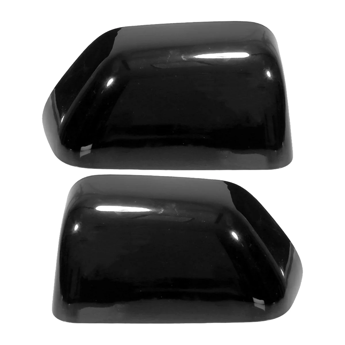 Car Side Mirror Cover for Ford F250 F350 F450 F550 2017-2023 Upper Half Gloss Black Mirror Housing Car