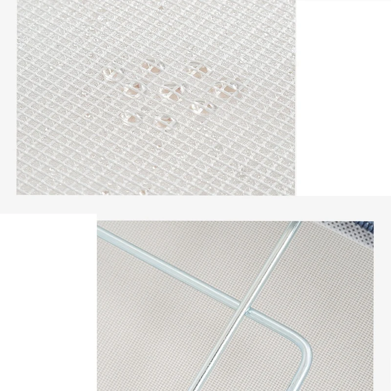 1 pieza 66L caja de almacenamiento de ropa PVC marco de Metal transparente clasificación contenedor de equipaje A