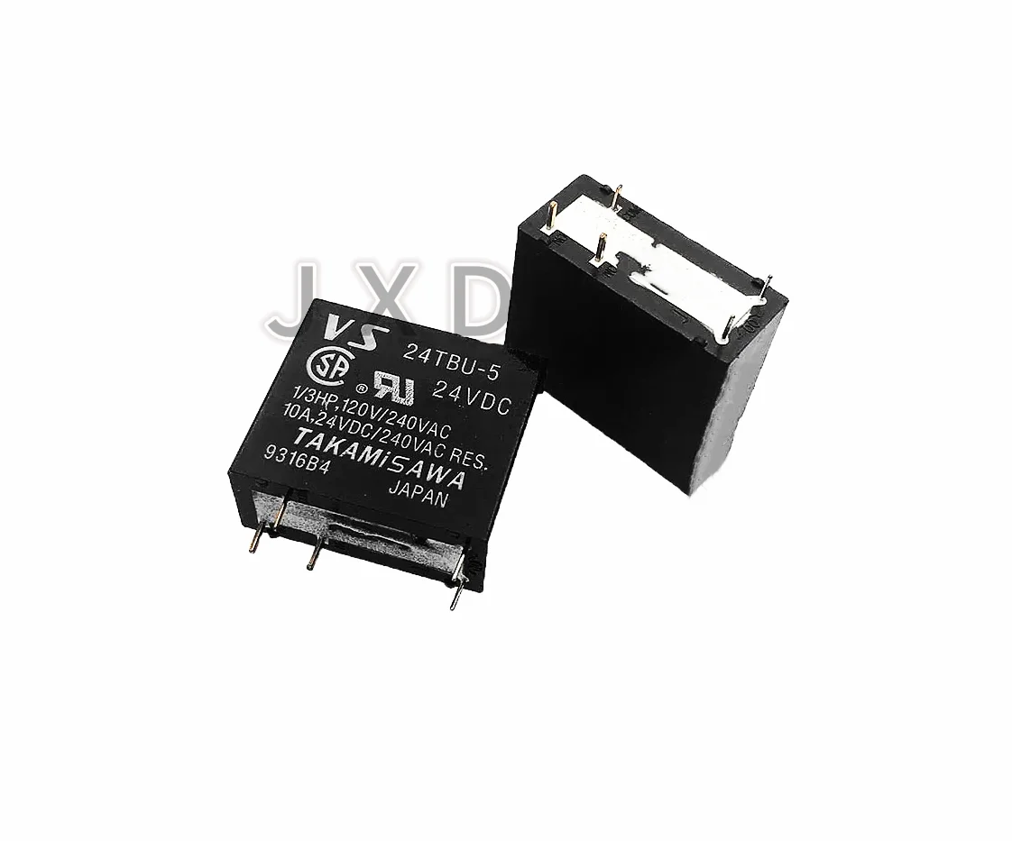 

HOT NEW 24V relay 24TBU-5 24TBU 5 24TBU5 24VDC DC24V 24V 10A 5PIN