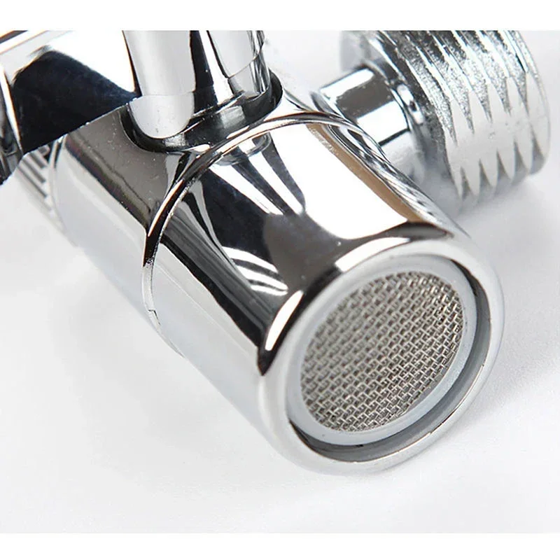 Zinc Alloy/Plastic 3 Way Faucet Valve Diverter Converter Splitter Kitchen Sink Accessories Water Tap Connector Toilet Shower