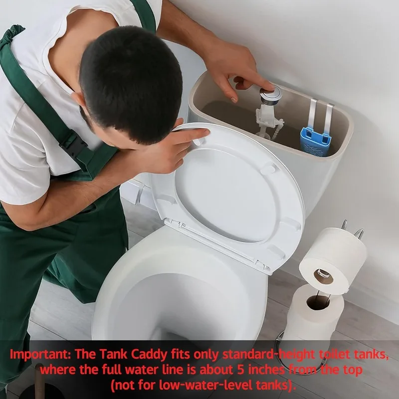 Toilet Solid Dispenser Tank Replacement Part | Plastic, Glam Style, Contemporary Style, No Electricity Needed, Convenient a image 6
