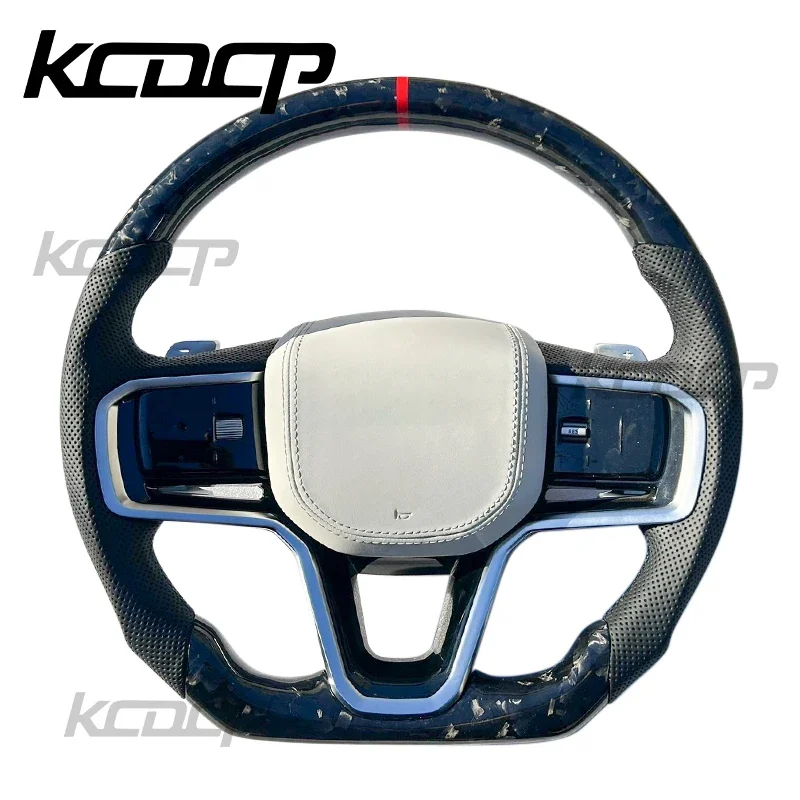 

Fit For Land Rover Range Rover Sport Vogue Land Rover Discovery Carbon Fiber Steering Wheel