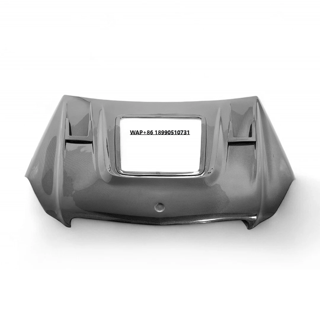 

Clear Style Carbon Fiber Vented Bonnet Hood for C-CLASS W204 C200 2007-2014 New Condition with Included Screws