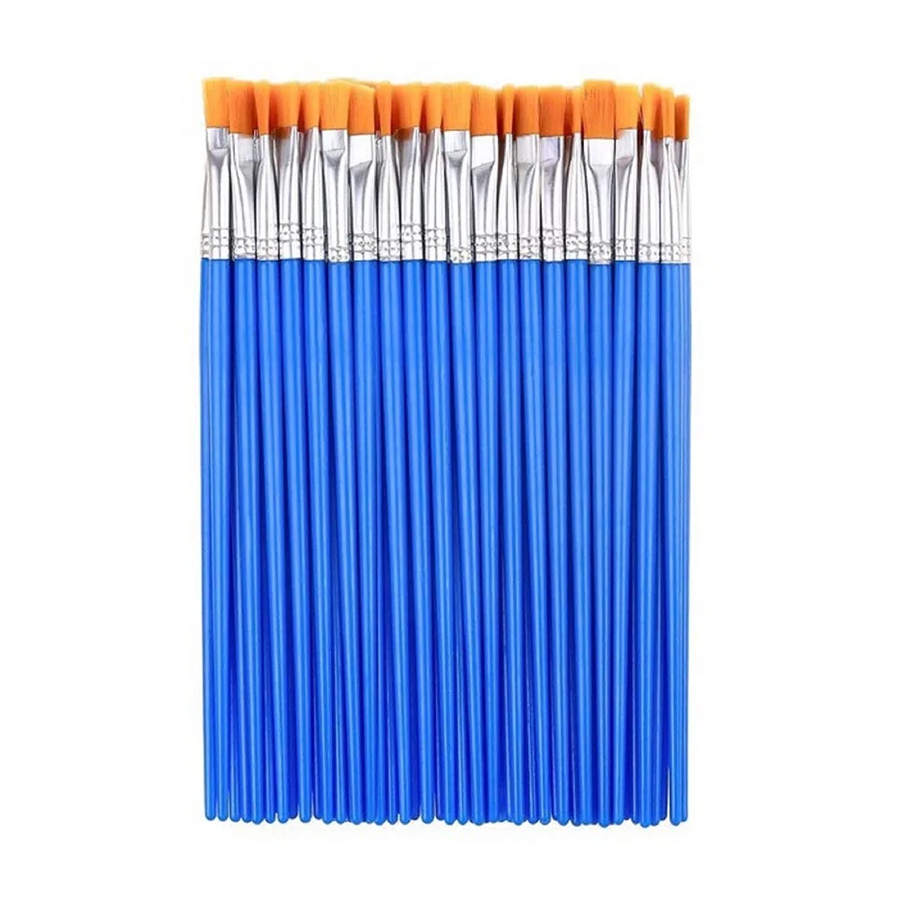 Approximately 167mm In Total Length Acrylic Brushes Acrylic Paintbrush Nylon Brush Set Excellent Liquids Retention