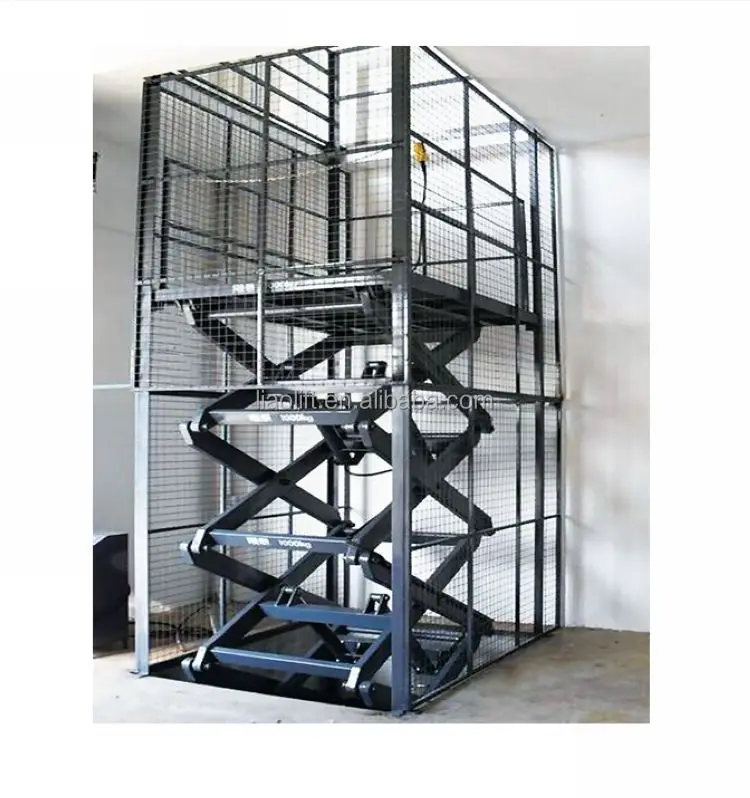 Low-Priced Electric Hydraulic Freight Cargo Elevator Steel Scissor Design Lifting Platform for Warehouse Garage Use New Made