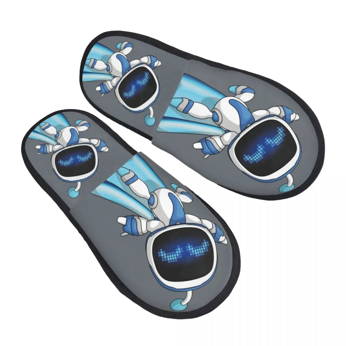 Custom Anime A-Astro Bots Guest Slippers for Hotel Women House Slipper