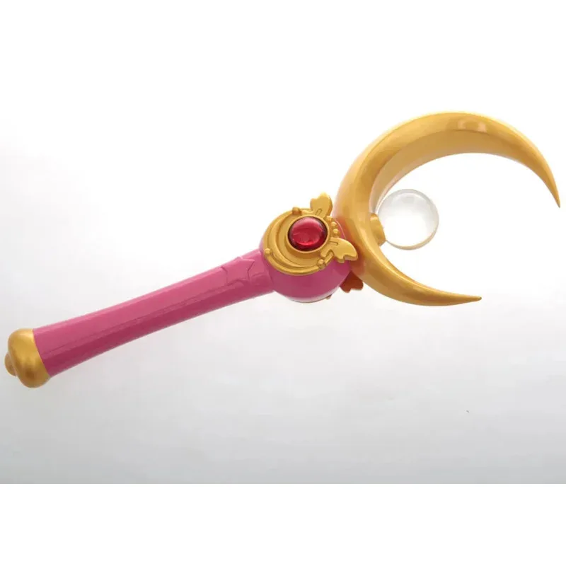 أنيمي كوسبلاي بحار والقمر Usagi Tsukino Moon Stick، إكسسوارات كريستال، زي حفلة الهالوين، كوميدي، للأطفال والكبار