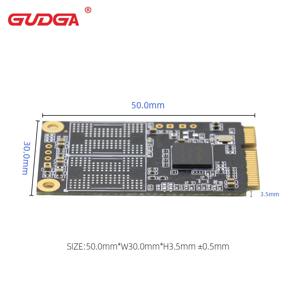 GUDGA MSATA Mini SATA SSD 512GB 128GB 256GB 1TB 2TB SATAIII Unità a stato solido Mini SATA interna per laptop ETH unità ssd unità ssd per disco rigido portatile unità ssd per unità computer hdd ssd