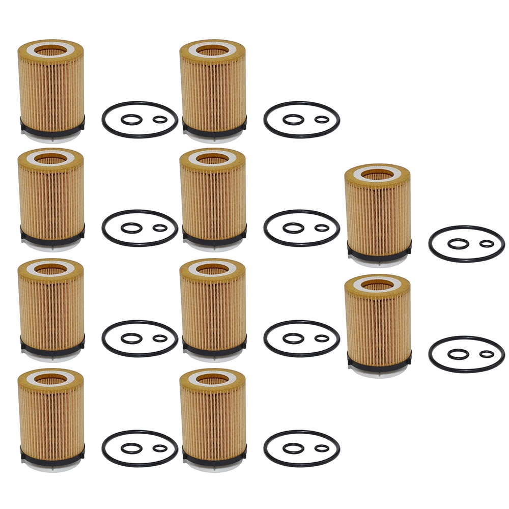 

10PCS 2701840125 2701800109 Oil Filter For Mercedes-Benz W176 W177 W246 W242 W204 W205 W212 W447 C117 CLA GLC SLC SLK 2701800009