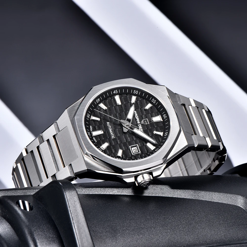 파가니 디자인 2025 신형 남성용 탑 메카니컬 시계 미요타 8215 비즈니스 사파이어 글라스 100m 방수 야광 시계 남성용