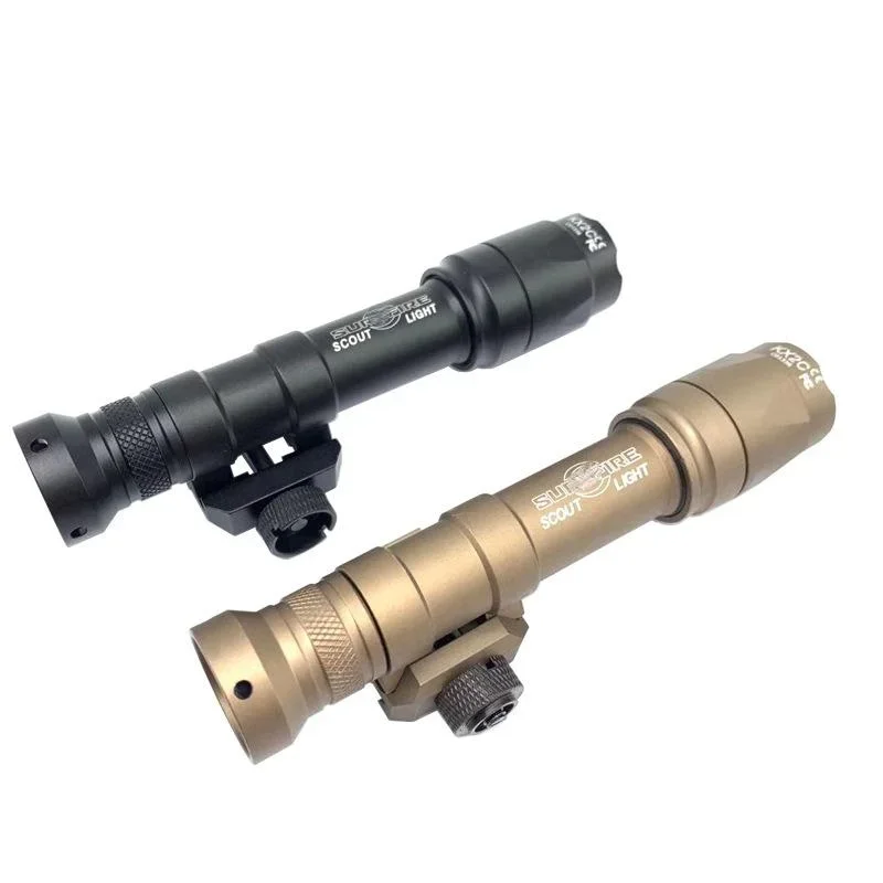 M600C Airsoft  Powerful Flashlight Tactical Torch Scout Rifle Gun LED Light Fit 20mm Rail Hunting