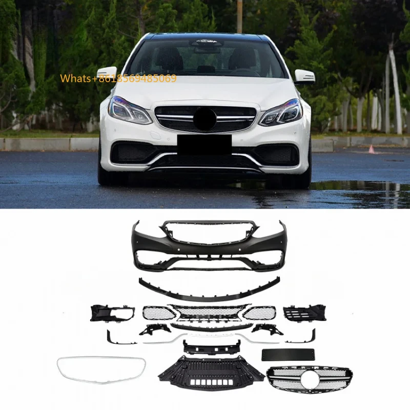 Suitable  E-Class W212 Old to New E63 Body Kit Front Rear Bumpe Hood
