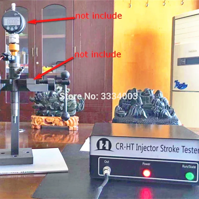 CR-HT common rail injector nozzle electric magnetic valve armature lift travel stroke measure tester tool