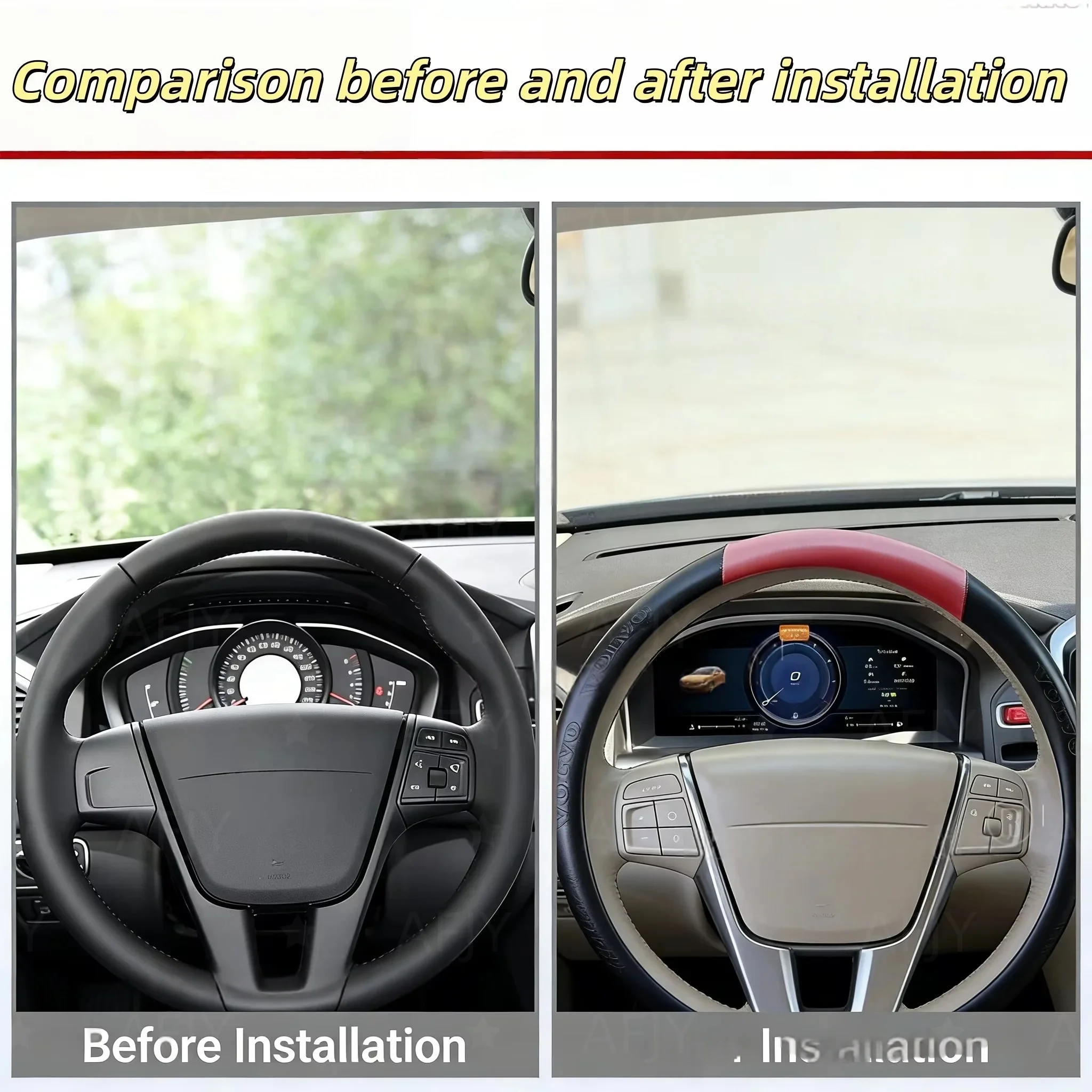 

12,3-дюймовая цифровая приборная панель Carplay для Volvo XC60 S60 2014-2021 годов выпуска, LCD-панель приборов, спидометр, одометр, навигация, приборная панель.