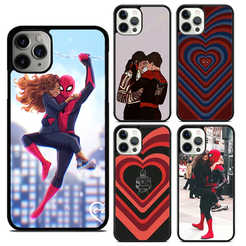 Tom Holland And Zendaya Soft Phone Case For iPhone 16 15 SE2020 14 Max 7 8 Plus 11 12 13 Pro Max Mini Phone Cover Fundas