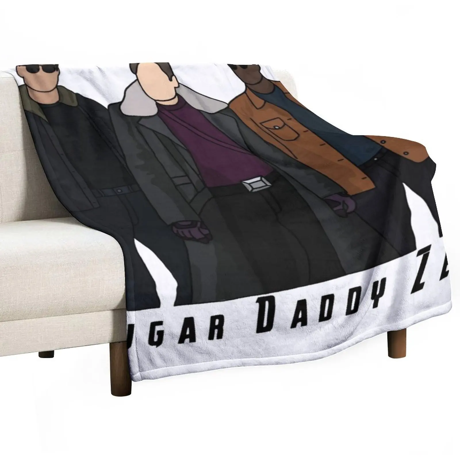 

Sugar Daddy Zemo Throw Blanket Dorm Room Essentials Shaggy Blanket