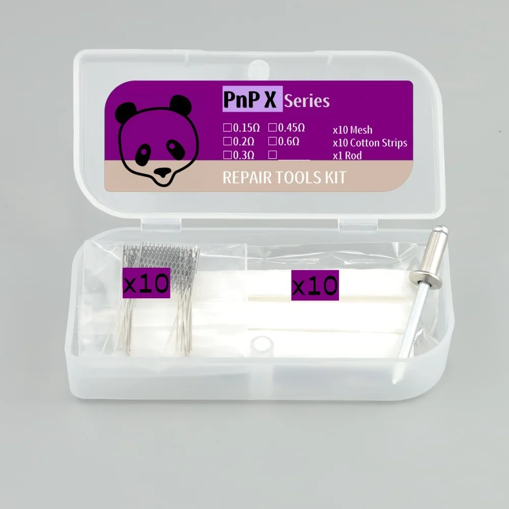 مجموعة أدوات إصلاح شبكية متوافقة مع الترانزستور PNP X، PNPX مجموعة إعادة بناء ملف حلقي 0.15/.2/.3/.45/.6/.8 أوم