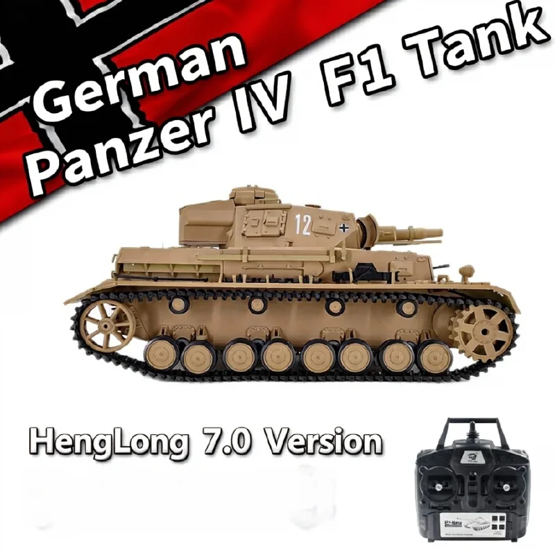 Henglong 3858-1 char compétitif télécommandé de taille moyenne, modèle de Simulation de véhicule, jouet pour enfants