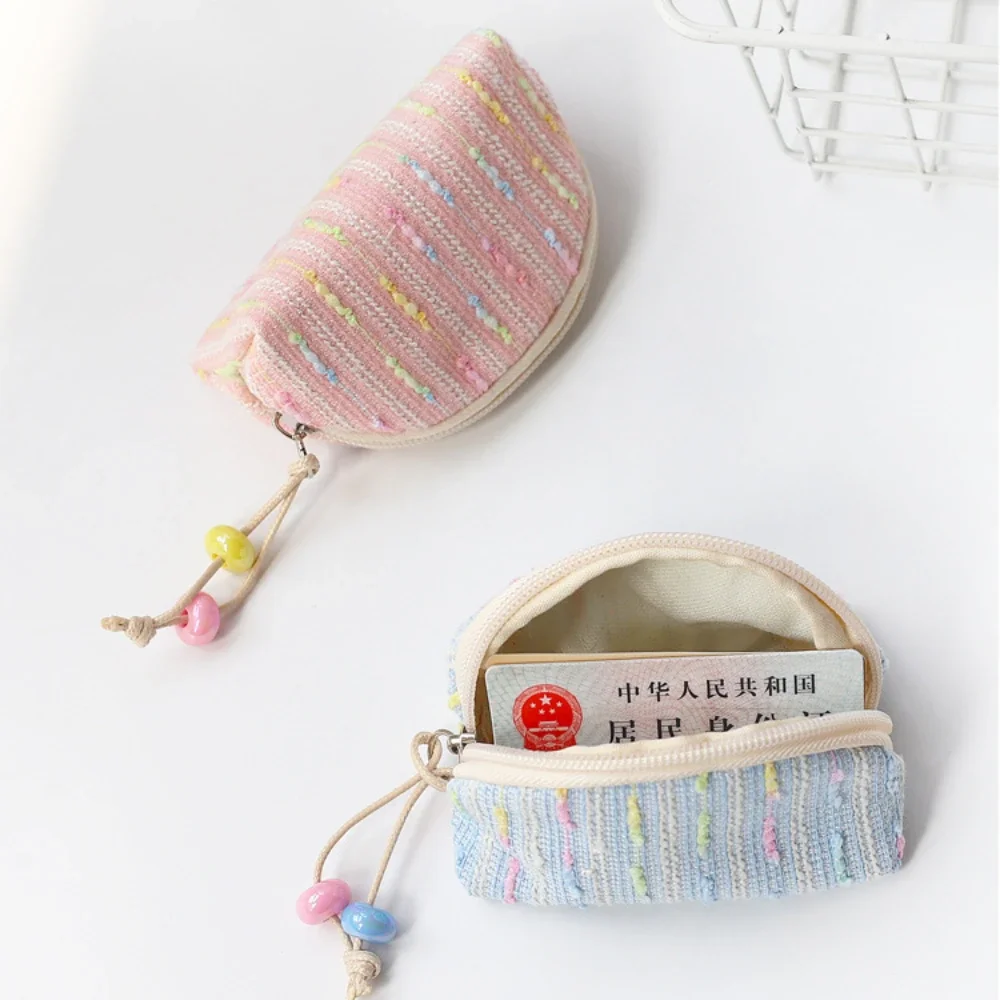 Cute Mini Zero Wallet Korean Small Fresh Shell Bag Key Earheads Lipstick Storage Bag Student Coin Purse Coin Pouch Cute Purse