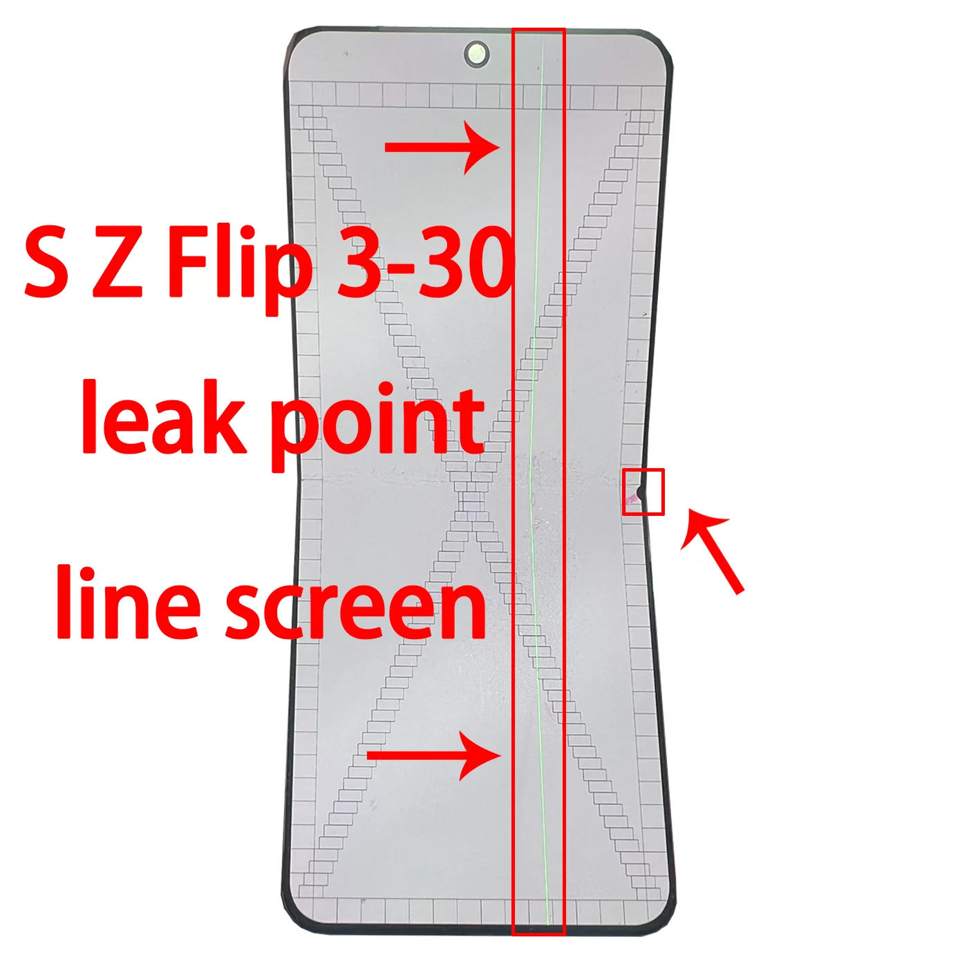 NEW Ori Defect Dot  AMOLED LCD For Samsung Z Flip 3 LCD Display Screen Assembly For Z Flip 3 LCD With Dot Line