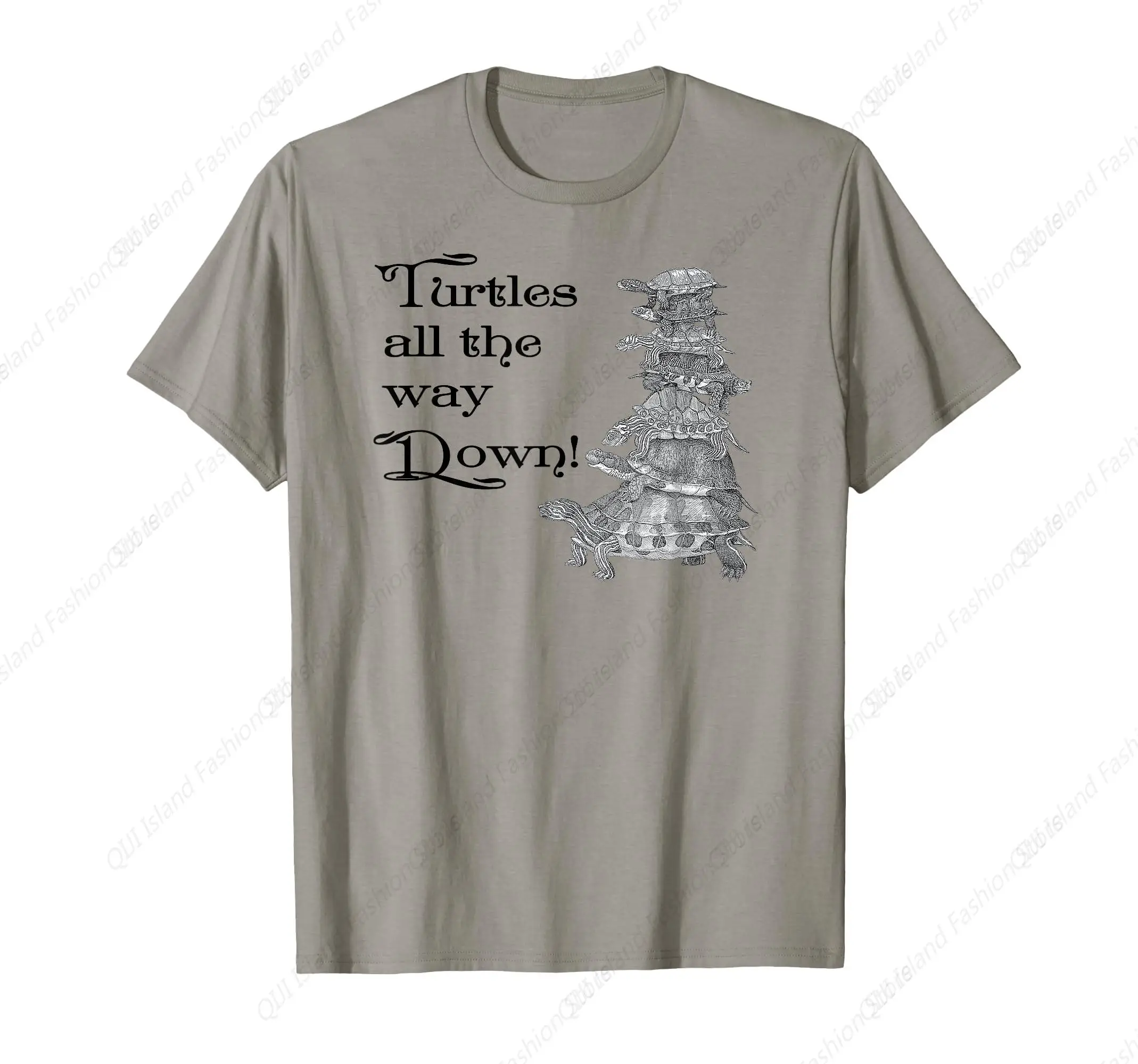 

Retro Style Turtles all the way Down T-Shirt