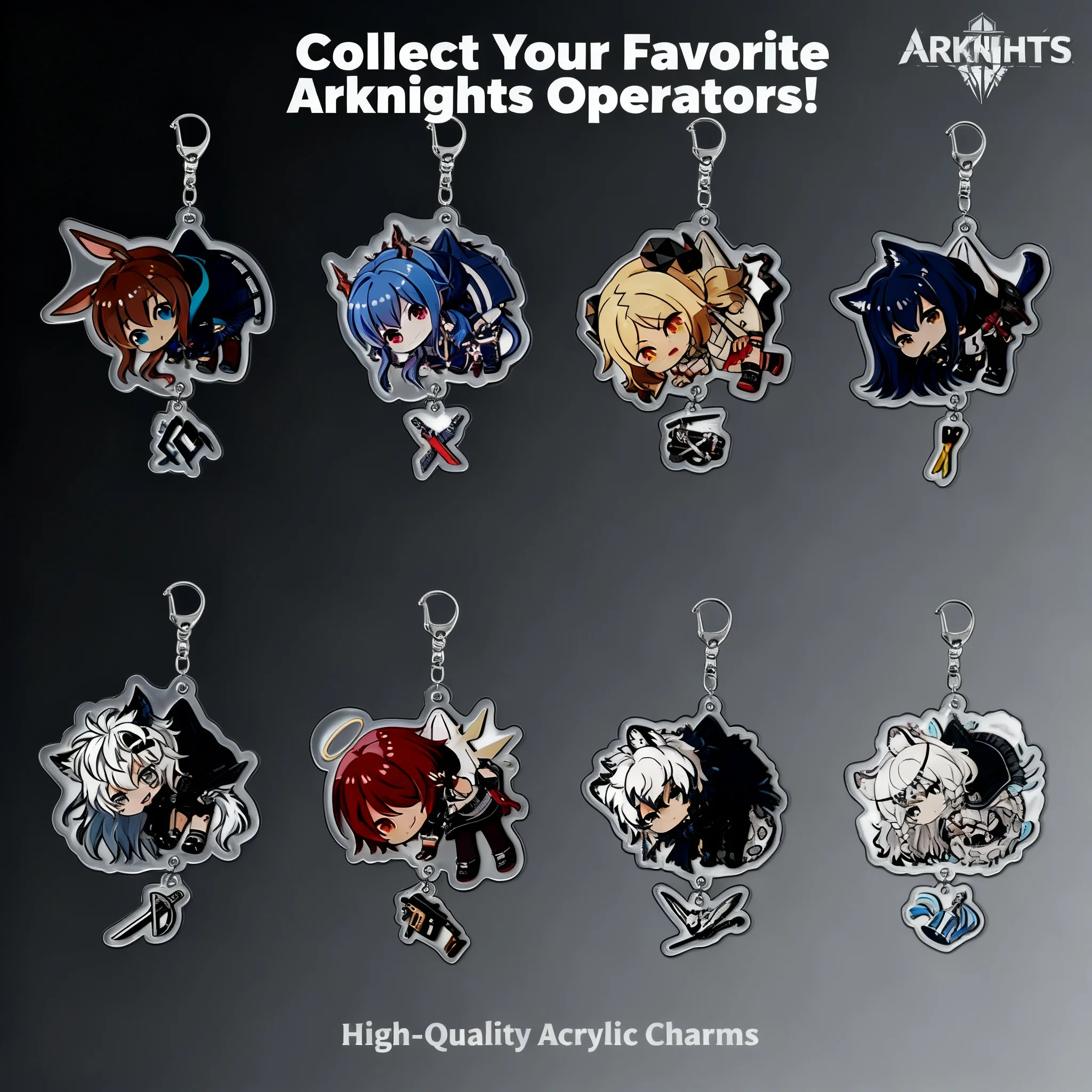 

Двусторонний акриловый брелок-подвеска Tomorrows Ark Амия, аниме-мерч, акриловые аксессуары для ключей