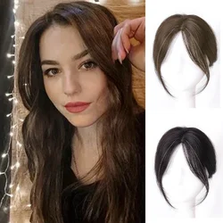 Hair Bangs Hair Topper Synthetic Clip In Hair Extensions Elegant For Daily Use The hair on the top of the eight character bangs