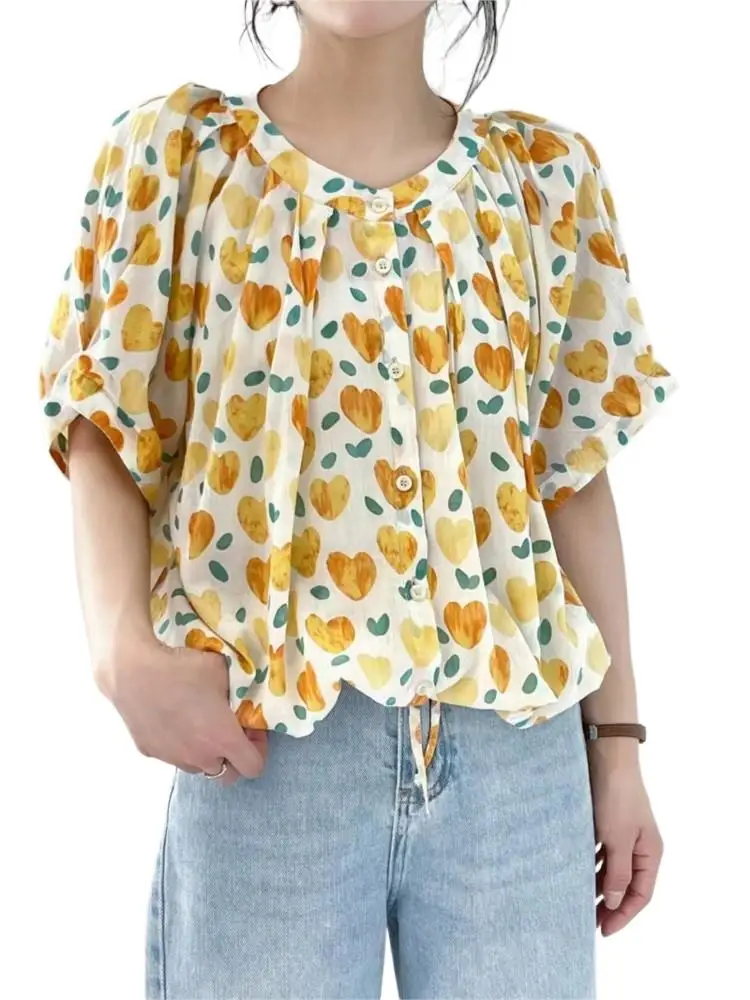 

Fashion Elegant Retro Women's Shirts&Blouses Summer Loose Relaxed Tops Holiday Beach Shirt Plus Size Blue Shirt Cute Outfit