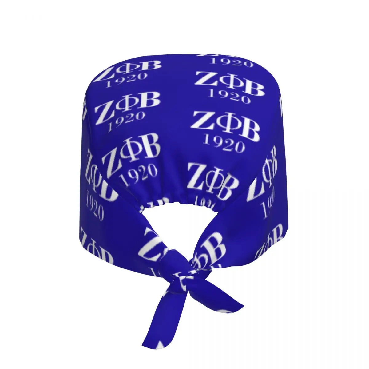 Custom Zeta Phi Beta Sorority Logo Scrubs Cap Surgical Hats Greek Letter 1920 Operating Room Cap Nursing Cap Lab Works Hat