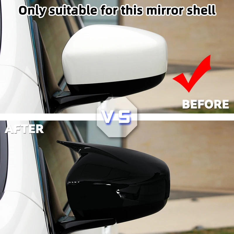 ل إنفينيتي G25 G37 Q40 Q60 2008-2013 سيارة الرؤية الخلفية غطاء مرآة جانبية غطاء الجناح الباب الخارجي مرآة الرؤية الخلفية غطاء الملحقات