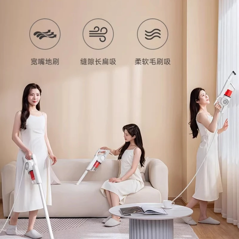 مكنسة كهربائية سلكية Baginor X7 خفيفة الوزن محمولة باليد عالية الطاقة لشعر الحيوانات الأليفة، رؤوس فرشاة متعددة