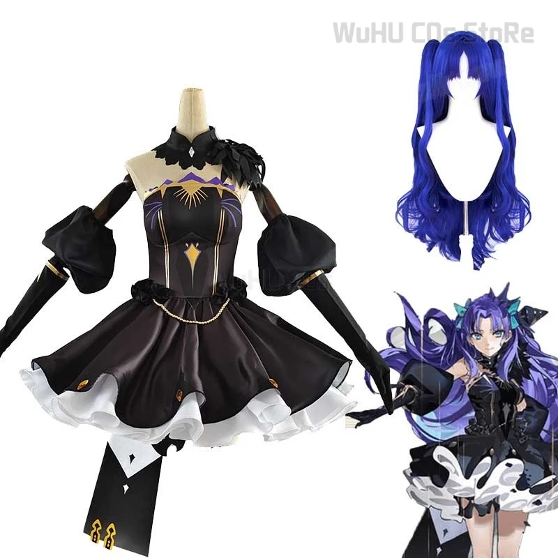 

Anime Game FGO Fate/Gd Order Space Ereshkigal Cosplay Stage 2 Costume Wig Lolita Uniform Adult Woman Halloween Girls Fancy Dress