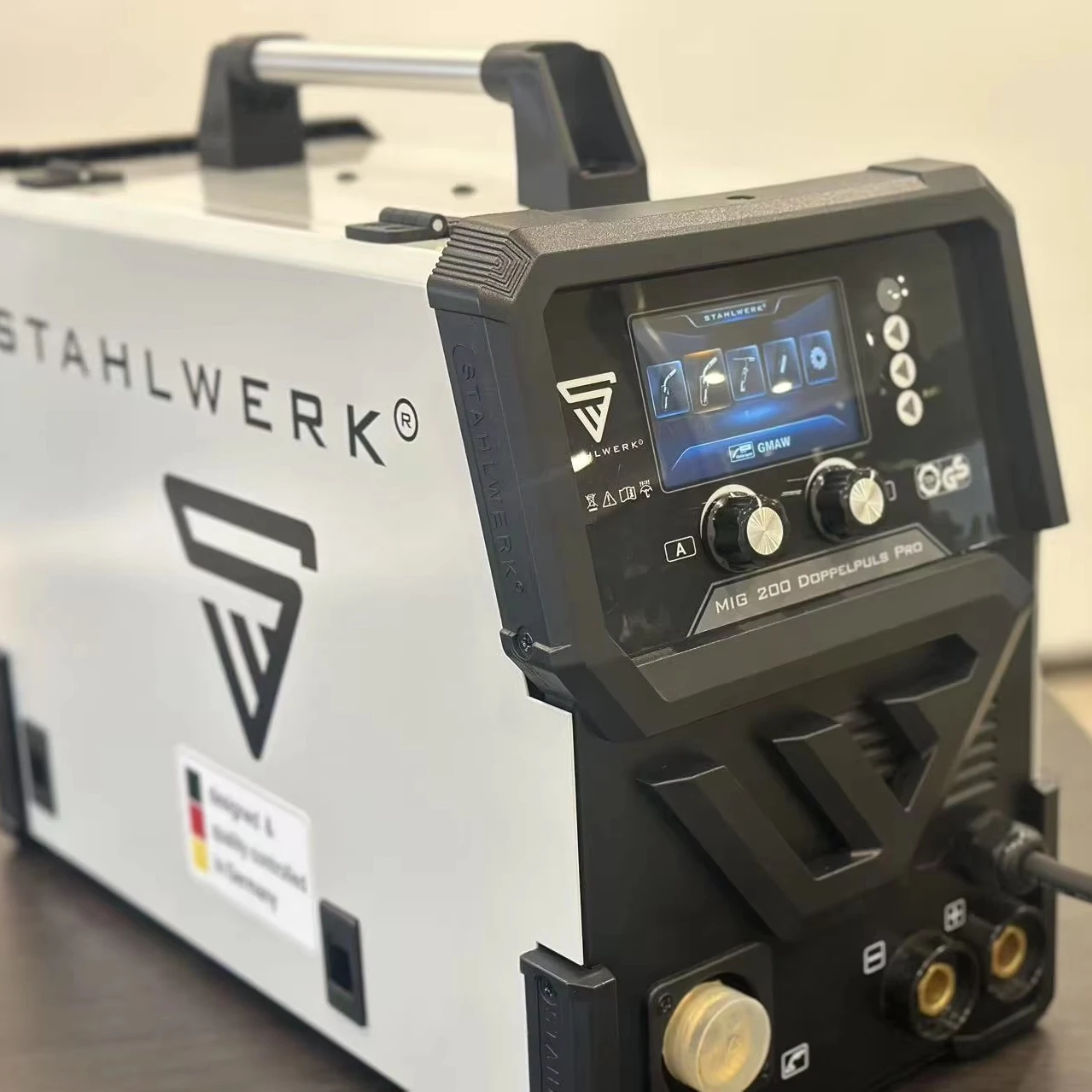 

Stahlwerk &Vector MAG MIG200DPP Double Pulse Aluminum Welding Machine 220V New Co2 Gas MIG IGBT Inverter Welding Machine