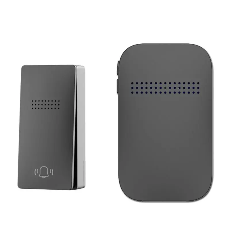 

A73E-EUR Plug Wireless Doorbell Ring Bell Chimes Sets No Battery Required Waterproof Plug Button Home Smart Door Bell EU Plug