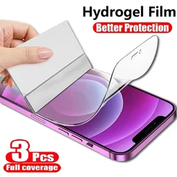 3Pcs Screen Protector For iPhone 6 7 8 Plus SE 2020 2022 Hydrogel Film