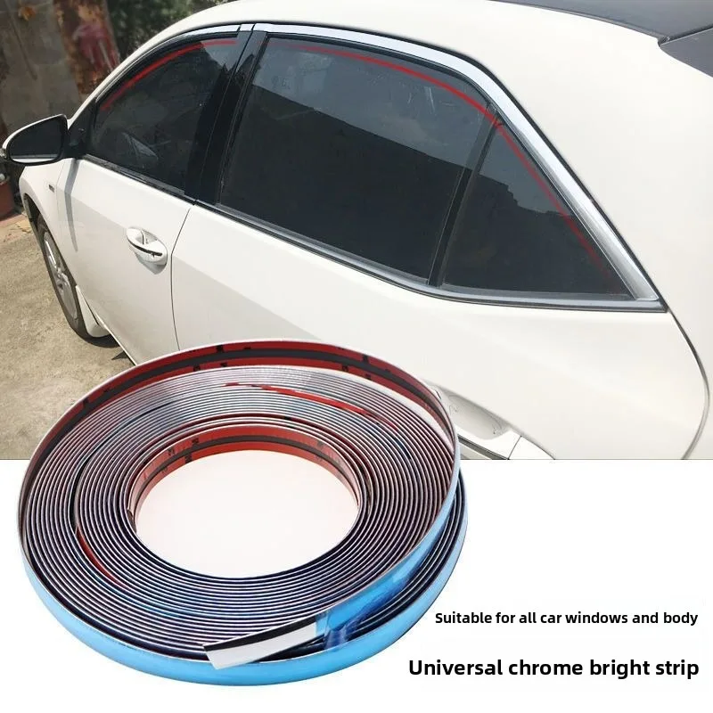 

Car Body Strip Bumper Auto Door Protective Moulding Styling Trim Sticker Anti-Collision Tape Bumper Grill Chrome Moulding Trim