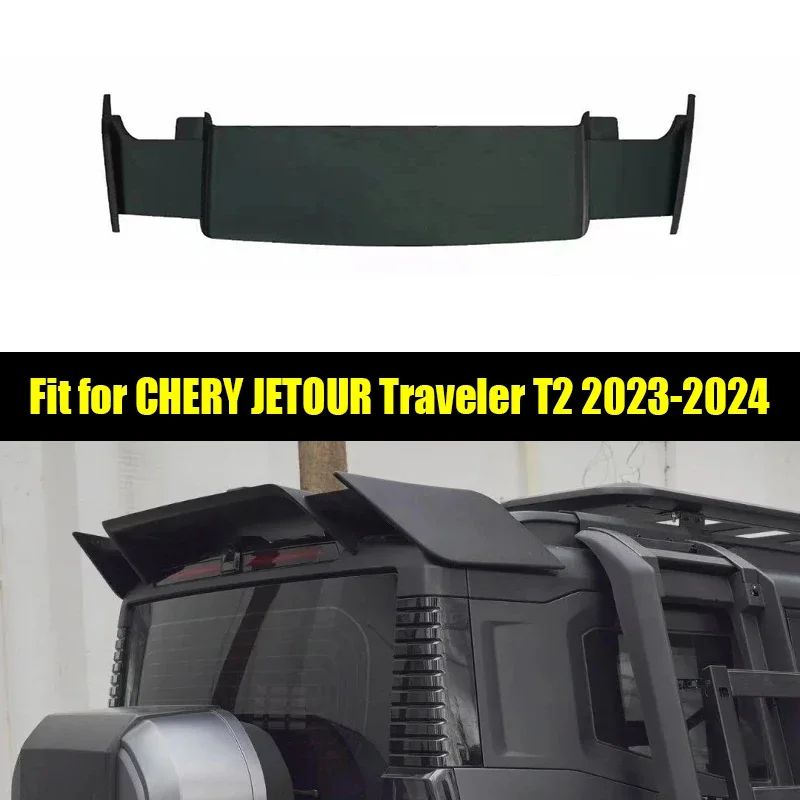 

New! Sports Rear Wing Suitable for CHERY Jetour Traveller T2 2023 2024 City Hunter Kit Modification Car Spoiler Fixed Rear Wing