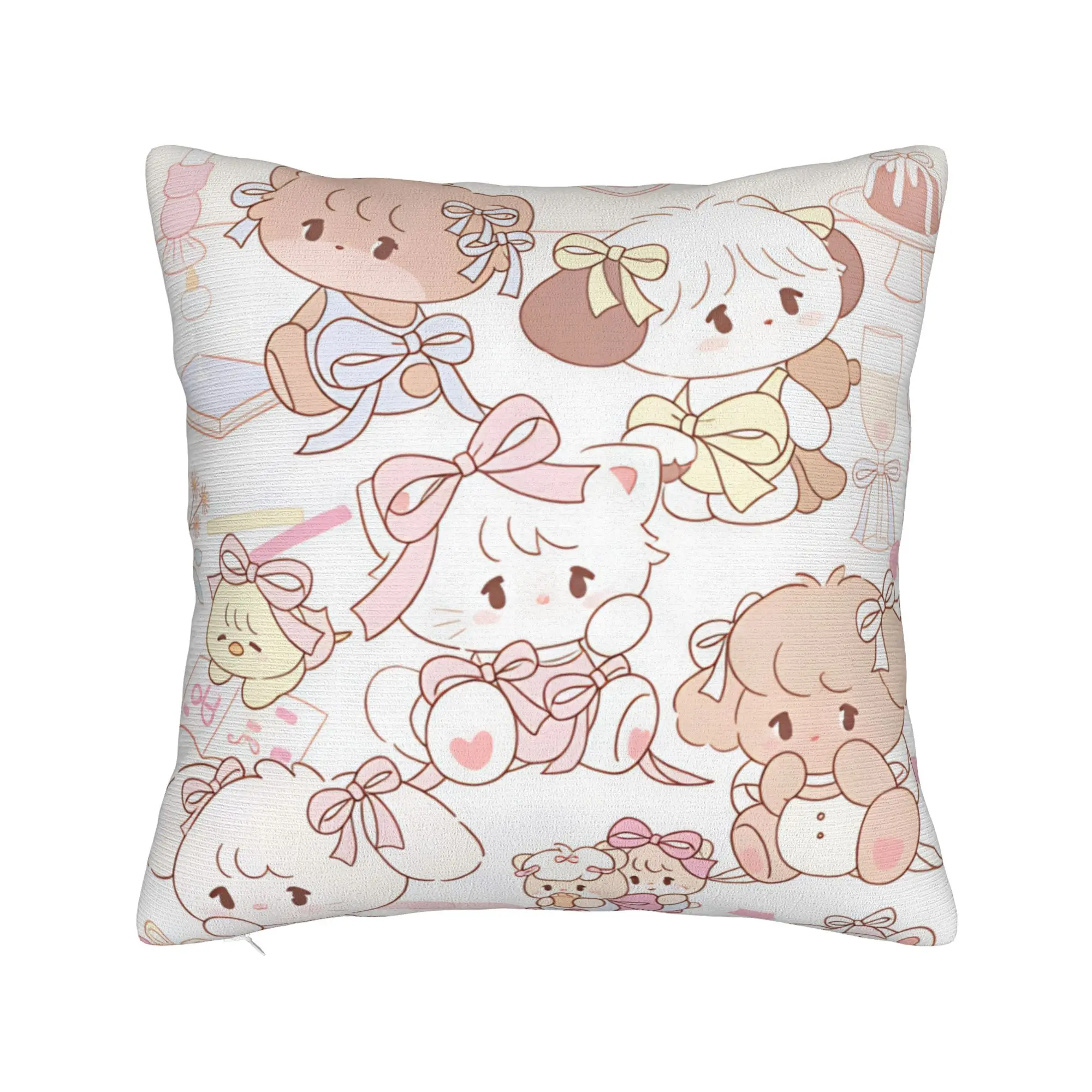 Mikkos Mousses Pillowcases  Novelty Pillow Case For Living Room Sofa Soft Pillow Cover